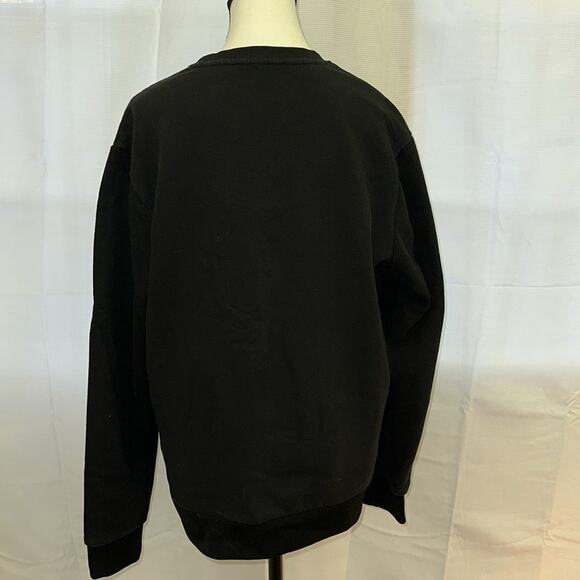 Karl Lagerfeld Black Sweatshirt with White Logo - Size Large - Picture 5 of 9